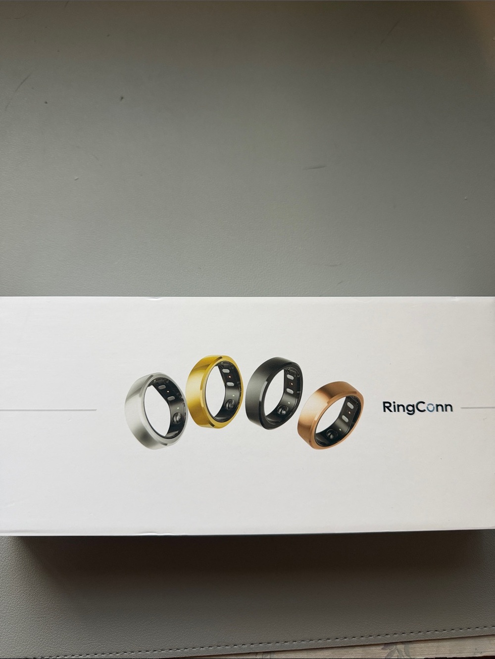 RingConn Smart Health & Activity Ring — Silver, Gold, Black, Rose Gold. Free app